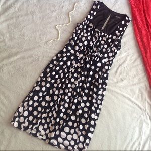 White House Black Market Polka Dot Bubble Dress